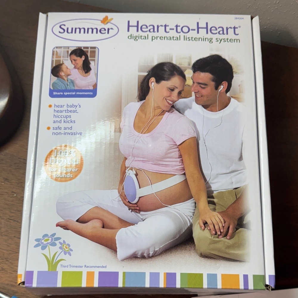 Summer Heart-to-Heart Digital Prenatal Listening System - White